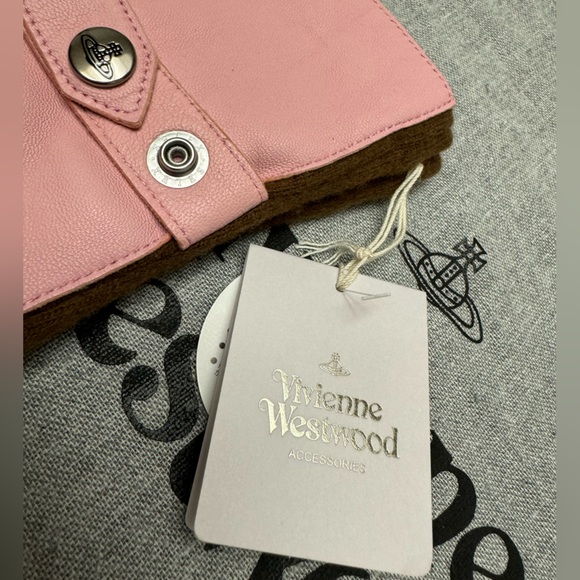 Vivienne Westwood gloves pink real leather Japan Exclusive - Picture 12 of 16